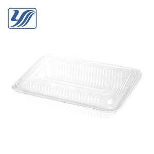 Emballages alimentaires pour sushis à emporter, contenants en plastique recyclables avec gaufrage, design rectangulaire transparent - Product Image 3