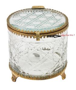 Boîte en verre décorative avec cadre en laiton en verre et laiton de haute qualité pour la décoration de stockage de la maison et du bureau - Product Image 5