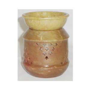 Stone Handmade Oil Warmer, Soapstone <b>Room</b> <b>Freshener</b> - Product Image 1