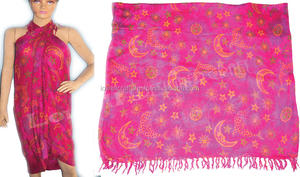 Travail à la main viscose vêtements de plage paréo et sarongs - Product Image 5