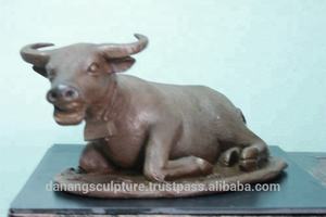 Statue de buffle couché en résine DSF-HR53 - Product Image 3