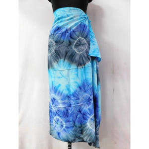 Tie Dye Pareo Women Wear Handmade Colorful Beach Wear Bikini Cover up <b>Sarong</b> - Product Image 5