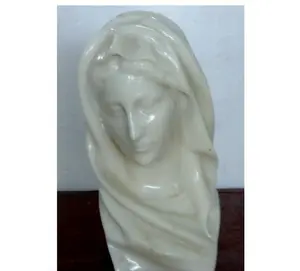 Groothandel Custom Hars Standbeelden Virgin Mary Buste Standbeeld