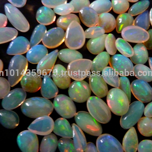Cabochons d'opales naturelles en vrac, opale éthiopienne, pierre précieuse, coupe irrégulière, livraison gratuite - Product Image 1