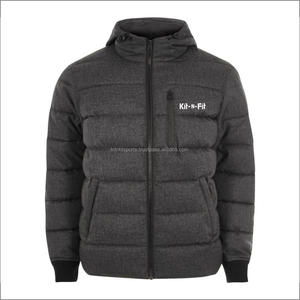 Chaqueta de burbujas negra para hombre, acolchada, acolchada, personalizada, de alta calidad, ligera, para exteriores - Product Image 6