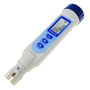 Zoutgehalte & Temp Meter Pen Type Zout Water Quality Tester Atc Nacl Aquarium Vijver Voedsel Zwembad Koken Zeewater 3-in-1 Checker