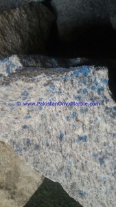 Piedras Preciosas de Jaspe K2, Azurita Azul en Bruto, Directamente de la Mina de Pakistán - Product Image 4