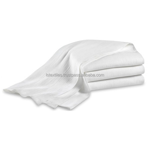 Quick-Dry 100% Cotton Fabric Flour Sack <b>Towels</b> <b>Disposable</b> Bath <b>Towel</b> Sets in Solid Color Compressed Design - Product Image 1