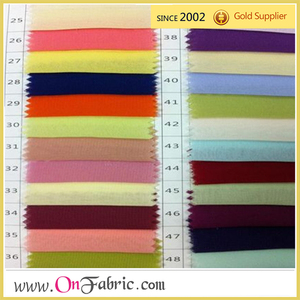 Tissu en mousseline de soie 100% polyester de haute qualité, tissé solide 100D de 58 pouces pour robes et costumes fabriqués en Chine - Product Image 3