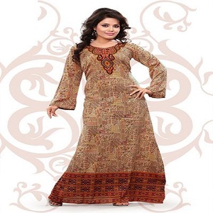 Caftán de fiesta, caftán impreso, INDIA - Product Image 6