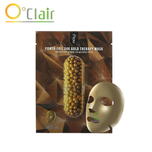 POWERFOIL-Paquete de mascarillas doradas, 24K, terapia - Product Image 1