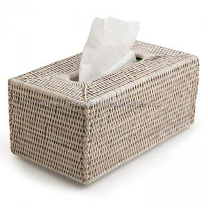 Boîte à mouchoirs artisanale durable en rotin naturel, support de rangement pour la maison, vente en gros, léger et durable, en provenance du Vietnam - Product Image 6