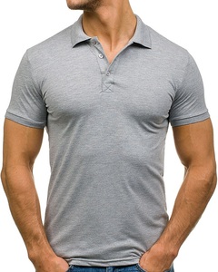 Polo à manches courtes avec logo personnalisé pour homme, haut à col rond, haute qualité, mode Offre Spéciale - Product Image 3