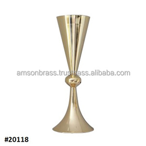 Jarrones de Metal de diseño de lujo con estilo moderno Florero Vintage para decoración Florero alto de diferentes tamaños - Product Image 3