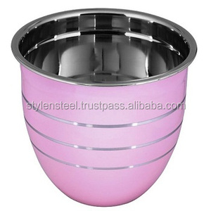Stainless Steel <b>Mixing</b> <b>Bowl</b> High Quality 3 pcs Set Coloured German <b>Mixing</b> Stainless Steel <b>Bowl</b> <b>Large</b> Serving <b>Bowls</b> - Product Image 3