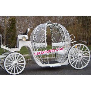 รถม้าซินเดอเรลล่าแสนหวาน รถม้าซินเดอเรลล่าสีขาวสองที่นั่ง ผู้ผลิตรถม้าซินเดอเรลล่าหลากหลายรุ่น - Product Image 1