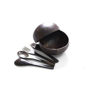 ชามมะพร้าวแบบแฮนด์เมดเป็นมิตรต่อสิ่งแวดล้อมสินค้าของขวัญตกแต่งขายส่งปรับขนาดได้สำหรับร้านค้าปลีกเวียดนาม - Product Image 4