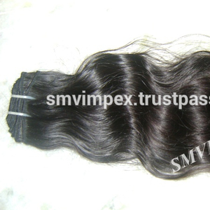 Extensions de cheveux vierges Remy indiens non transformés, qualité supérieure 100%, 18 pouces, 12A, tissage de cheveux naturels, vente en gros en Inde - Product Image 2