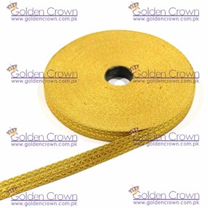 Tresse militaire en Mylar doré, dentelle de bâton doré | Tresse militaire dorée - Product Image 3