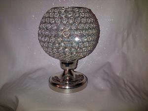 Soporte de pilar de bola de cristal con acabado plateado hecho a mano, decoraciones para fiesta de boda, características de Metal, también se puede usar candelabro - Product Image 4