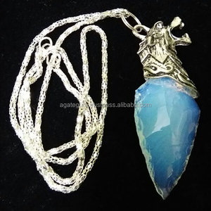 Opalite Cristal Colgante Dragon Face - Product Image 1