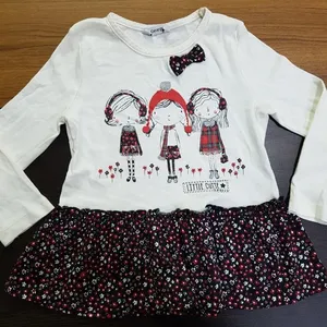 Ropa de Bangladesh, 100% Calidad de Exportación, Envío Cancelado/Sobrante/Lote de Existencias, Vestido Multicolor para Niñas para la Temporada de Verano - Product Image 1