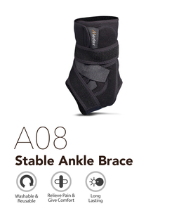 Uchee Clínica Compresión Neopreno Tobillera Estabilizador Lavable Elástico Recuperación de Lesiones Clínica Equipo de Rehabilitación - Product Image 5