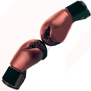 Gants de boxe en PU avec logo personnalisé, pièces, bon marché, mouay Thai, mouay, poinçonnage scintillant, d'entraînement - Product Image 4