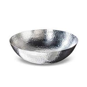 Frutero de metal de acero inoxidable martillado - Product Image 1