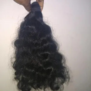Venta al por mayor de extensiones de cabello humano virgen sin procesar alineado con cutícula del templo indio crudo de proveedor de confianza - Product Image 3