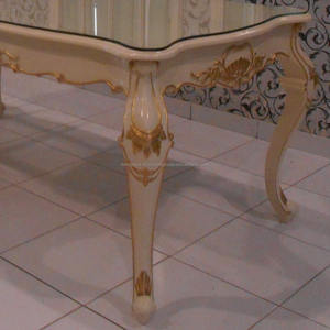 คลาสสิกโต๊ะรับประทานอาหารการออกแบบเฟอร์นิเจอร์-หรูหราเฟอร์นิเจอร์ไม้มะฮอกกานีแกะสลักโต๊ะรับประทานอาหารสไตล์โบราณ - Product Image 4