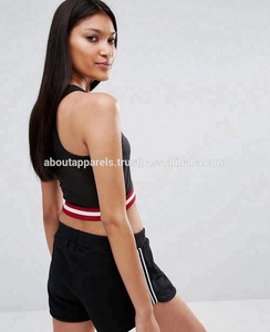 Top corto de moda para mujer, sexy Top corto de manga larga con cremallera frontal, color liso, estilo de calle, venta al por mayor, nuevo - Product Image 2