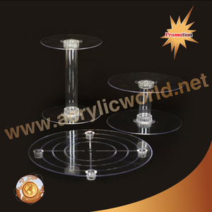 Lighted ยืนคัพเค้กคริลิค,หลายชั้นยืนเค้กคริลิค - Product Image 1