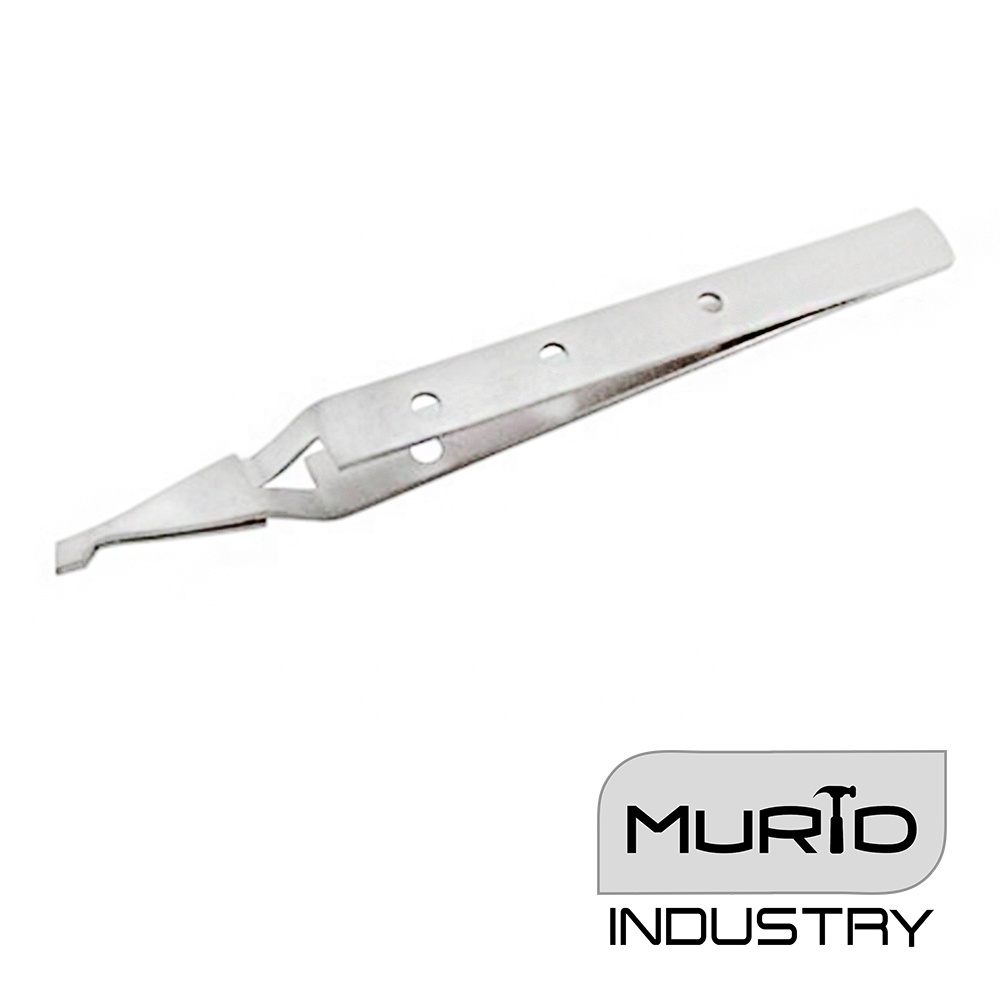 Cross Locking Tweezers with Hole