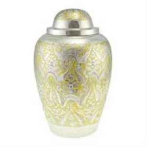 Cúpula de platino real para cenizas de adultos, urnas funerarias de cremación, de Metal, latón/aluminio, estilo americano/europeo - Product Image 5