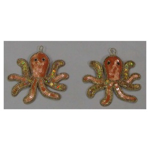 Unique Handmade Octopus Ornament Christmas Hanging Decoration - Product Image 1