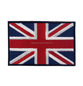 แผ่นผ้าปักลายธงประจำชาติอเมริกาเสื้อลูกไม้ผ้ากำมะหยี่ปักลายดอกไม้ - Product Image 5