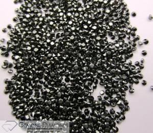 1.00มิลลิเมตรถึง4.00มิลลิเมตรขนาดของแท้รอบสดใสตัดเพชรสีดำหลวม,ที่มีคุณภาพ AAA เจ็ทสีดำหลวมเพชรธรรมชาติขายส่ง - Product Image 3