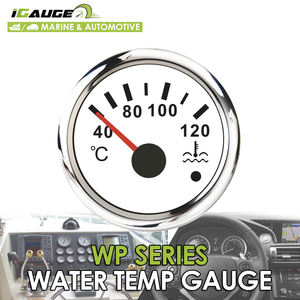 Medidor de temperatura del agua impermeable de cara blanca de 2-1/16 "52mm de alta calidad 40 ~ 120 grados Celsius para marina y automotriz - Product Image 5