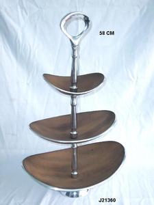 Bol à fruits en fonte d'aluminium de haute qualité finition en terre cuite miroir polonais nautique décoration de la maison artisanat en métal pour Table de mariage - Product Image 2