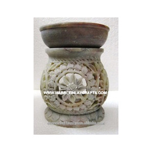 Home Decorative Handcrafted Soapstone Aroma Oil Burner - Product Image 1