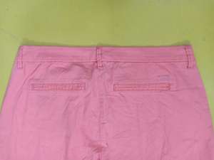 Ropa de tela Oxford de cuerpo entero para mujer, pantalones informales ecológicos teñidos, ropa sobrante, etiquetas planas originales de marca - Product Image 3