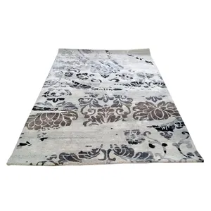 High Quality New Zealand Wool Durable Hand Tufted Carpet Luxury Area Rugs Direct Factory Supplier Embroidered Rug For Sale