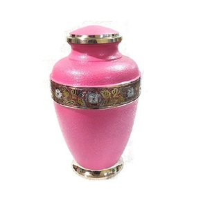 โกศใส่เถ้ากระดูกสำหรับผู้ใหญ่ทันสมัยอะลูมิเนียมและทองเหลืองหลายสีดีไซน์สไตล์อเมริกันที่เป็นเอกลักษณ์สำหรับขี้เถ้าศพของมนุษย์ - Product Image 3