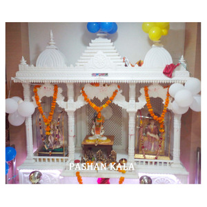 Makrana-templo único de mármol blanco para el hogar - Product Image 1