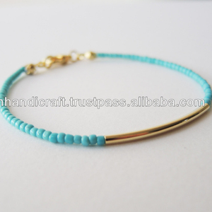 กำไลข้อมือโลหะ กำไลหนัง กำไลโลหะทำมือ ความสุขทำมือ - Product Image 1
