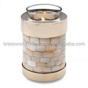 Tealight Awareness purple Cremation By Brassworld India Funeral Supplies - Product Image 6