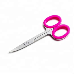 Kaneka Enterprises Ciseaux à cuticules incurvés professionnels écologiques de haute qualité Ciseaux à ongles de manucure en acier inoxydable doux - Product Image 1