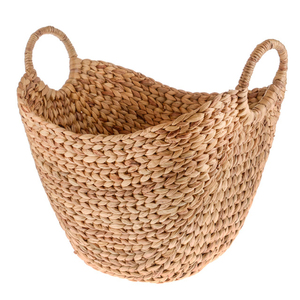 New Modern Straw Seagrass <b>Woven</b> <b>Laundry</b> <b>Baskets</b> Hand <b>Woven</b> Clothes Storage <b>Laundry</b> <b>Baskets</b> Home Multifunction Handmade Craft - Product Image 1