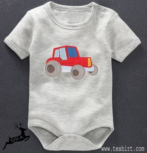 2019 Tirupur bambú bebé Onesie marca personalizada algodón tejido rayas patrón mamelucos Cierre de botón a presión alta calidad India - Product Image 6